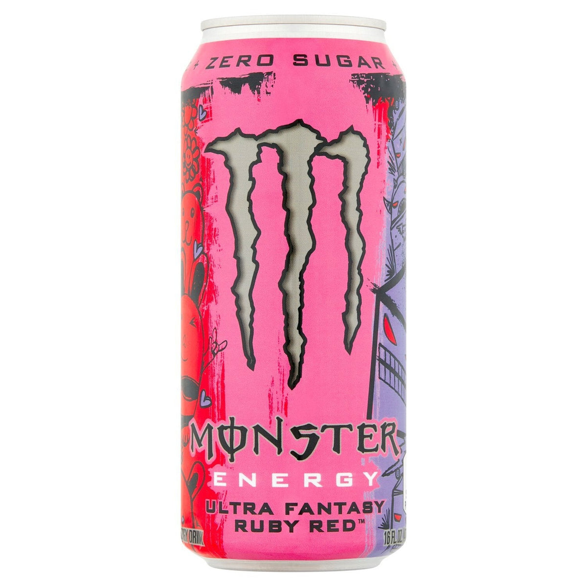 Monster Zero Sugar Ultra Fantasy Ruby Red