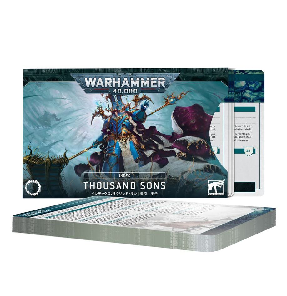 INDEX CARDS THOUSAND SONS (ENG)