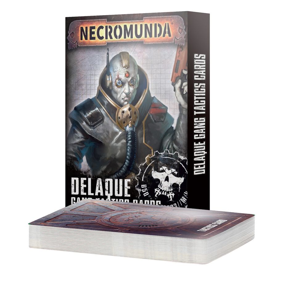 NECROMUNDA DELAQUE GANG TACTICS CARDS