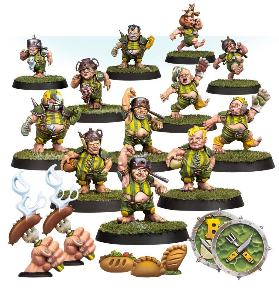 BLOOD BOWL HALFLING TEAM