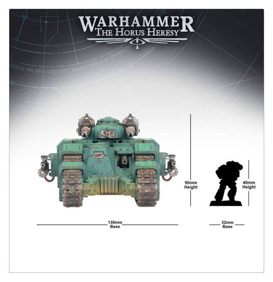 LEGIONES ASTARTES SICARAN BATTLE TANK