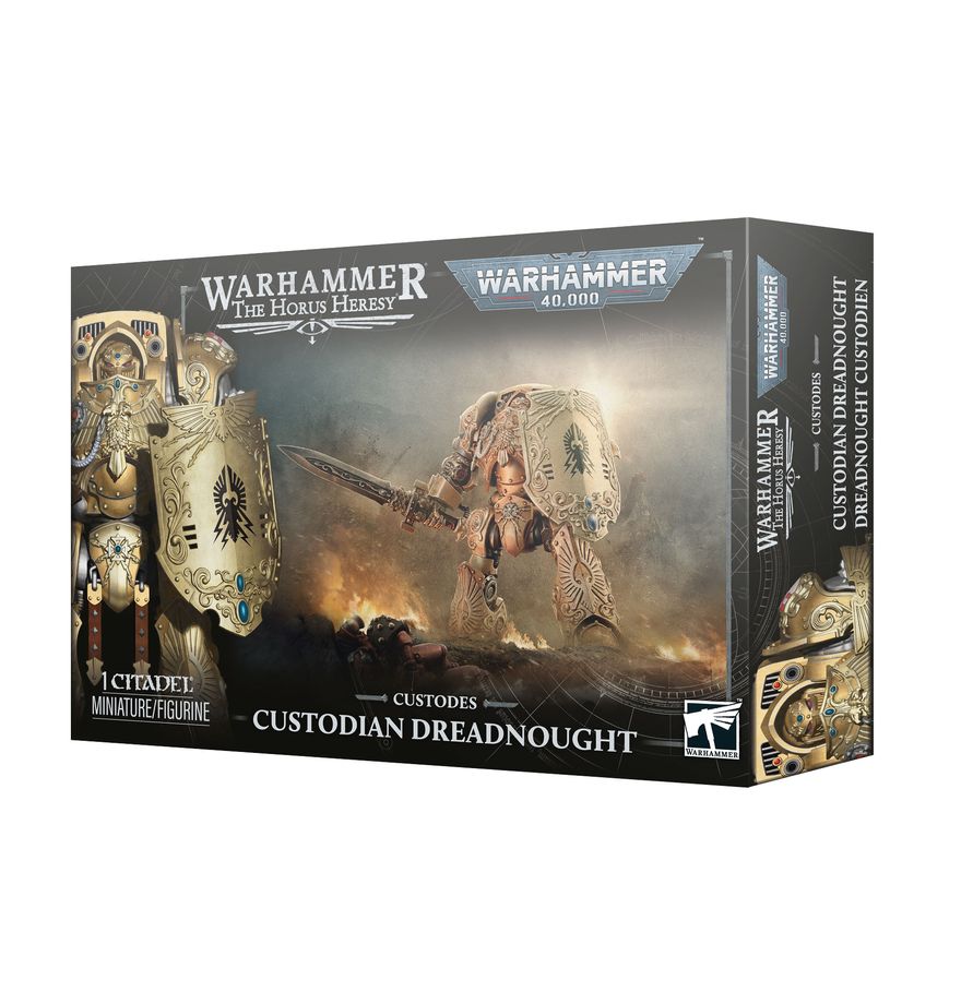 Custodian Dreadnought Warhammer 40,000 and Horus Heresy kit box