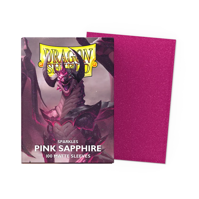 Dragon Shield Pink Sapphire Matte card sleeves