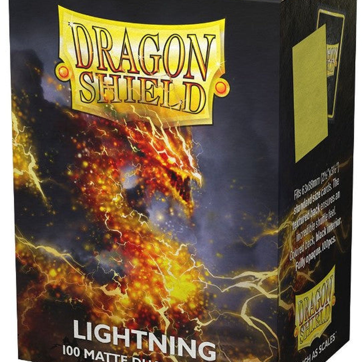 Dragon Shield Sleeves: Standard Matte Dual - Lightning 100CT