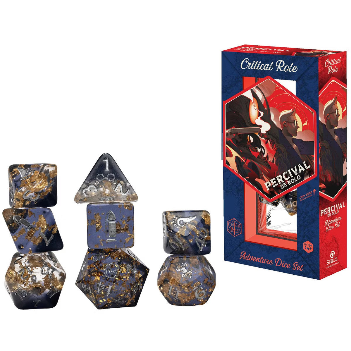 Critical Role Adventure Dice - Percival de Rolo