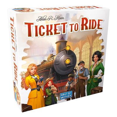 Ticket to Ride board game box by Days of Wonder