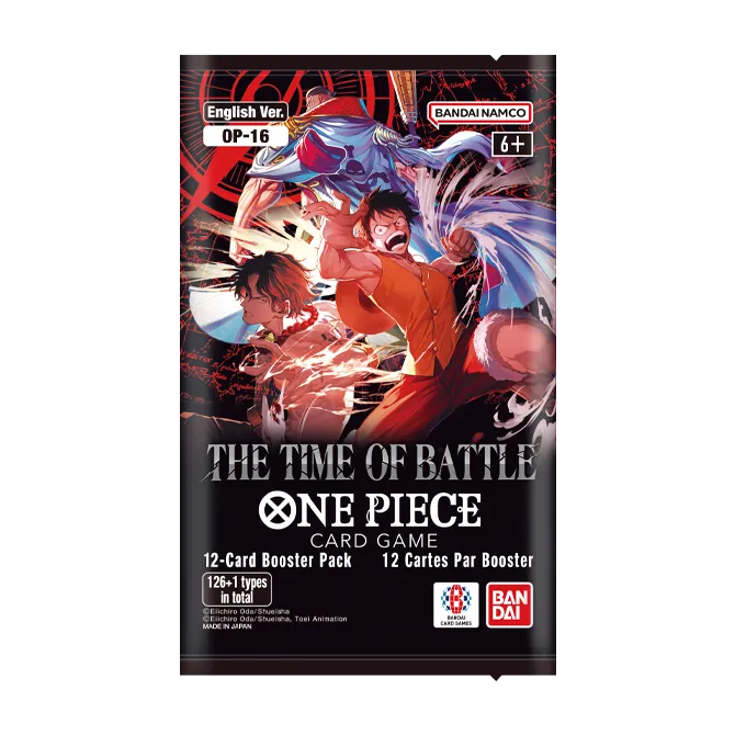 One Piece "The Time Of Battle" 12 card booster pack