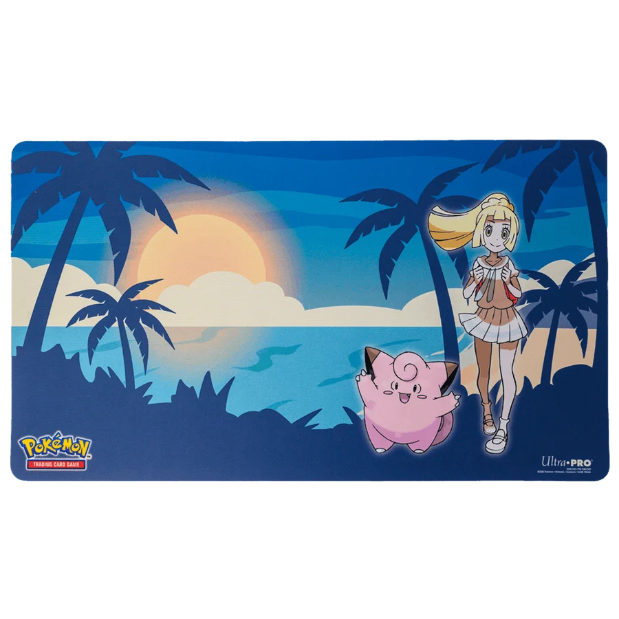 Lillie and Clefairy Pokémon TCG playmat