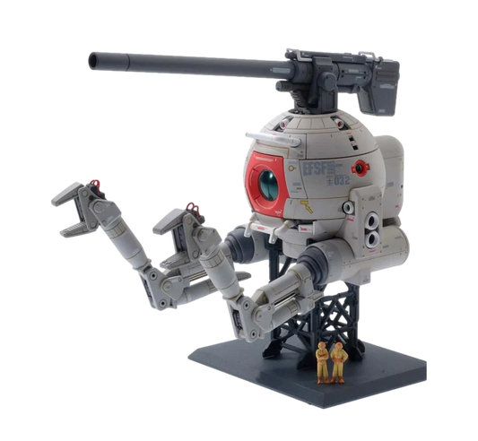 Assembled grey Ball mobile pod with cannon