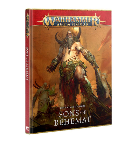 Destruction Battletome Sons of Behemat hardback cover