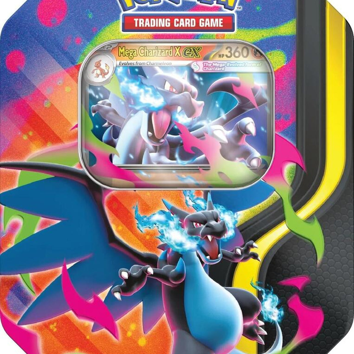 Mega Charizard Tin (Mega Charizard X) - Miscellaneous Cards & Products (MCAP)