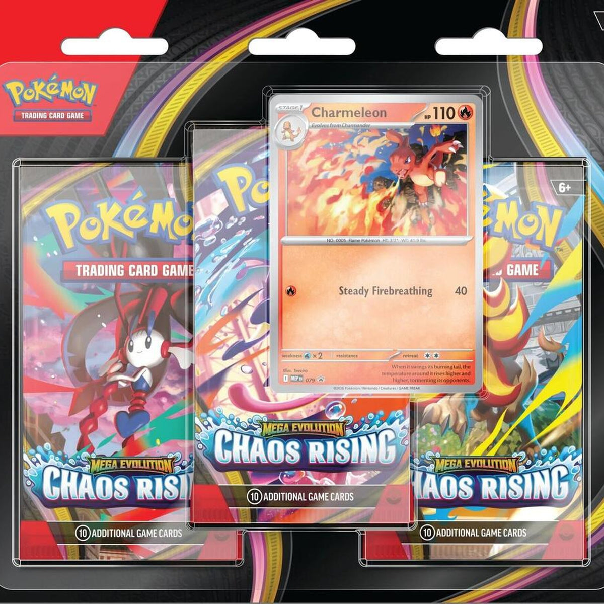 Chaos Rising 3 Pack Blister [Charmeleon] - ME04: Chaos Rising (CRI)