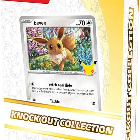 Pokemon 30th Celebration Knock Out Collection with Eevee card