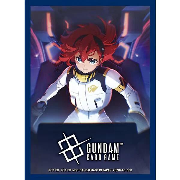 Gundam Card Game - Official Card Sleeves 02 (Suletta Mercury) - Bandai Card Sleeves