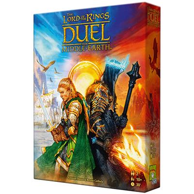 The Lord of the Rings: Duel for Middle-earth board game box by Repos Production
