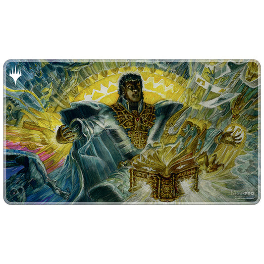 Playmat: MTG Holofoil- Dominaria Remastered- Force of Will