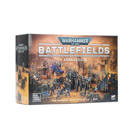Warhammer 40,000 Battlefields Armageddon pre-painted terrain box