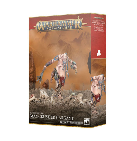 Sons of Behemat Mancrusher Gargant Age of Sigmar kit box