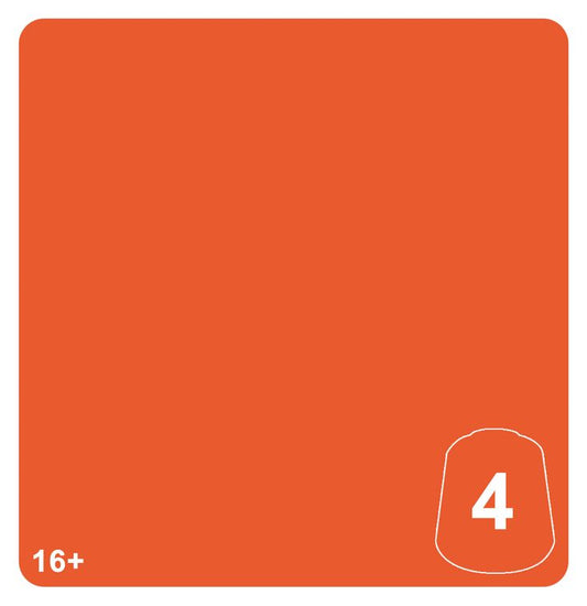 Warhammer Tone Pro Chotec Orange 4 paint color swatch