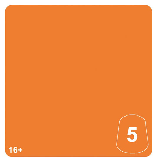 Warhammer Tone Pro Chotec Orange 5 paint color swatch