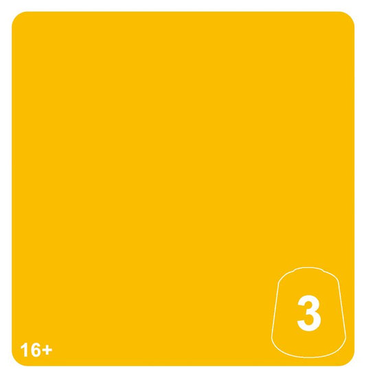 Warhammer Tone Pro Hawkshroud Yellow 3 paint color swatch