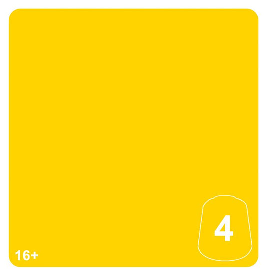 Warhammer Tone Pro Hawkshroud Yellow 4 paint color swatch