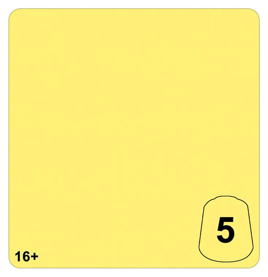 Warhammer Tone Pro Megaboss Yellow 5 paint color swatch