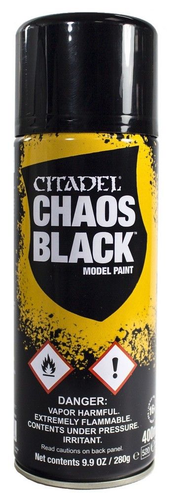 CHAOS BLACK SPRAY PAINT - Citadel