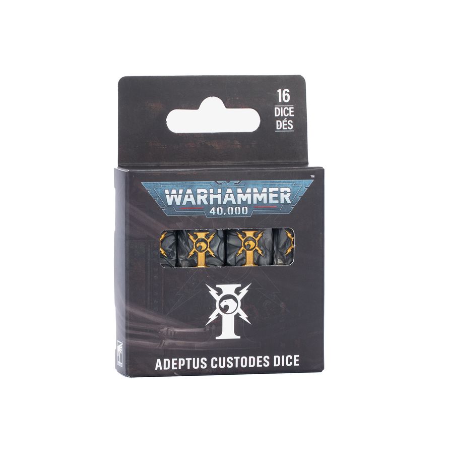 Adeptus Custodes Dice set for Warhammer 40,000