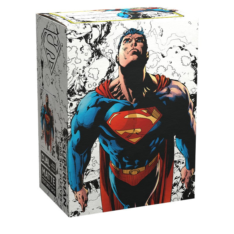Dragon Shield Sleeves: Standard Matte Dual Art Superman - Full Color 100CT
