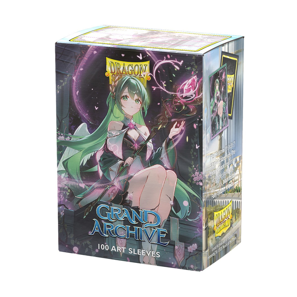 Dragon Shield Sleeves: Standard Matte Dual Art Grand Archive - Ariel Archangel of Natura 100CT