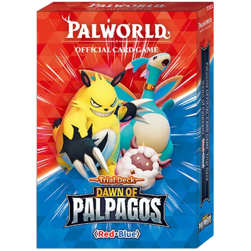 Palworld Official Card Game: Dawn of Palpagos - Red/Blue - Trial Deck