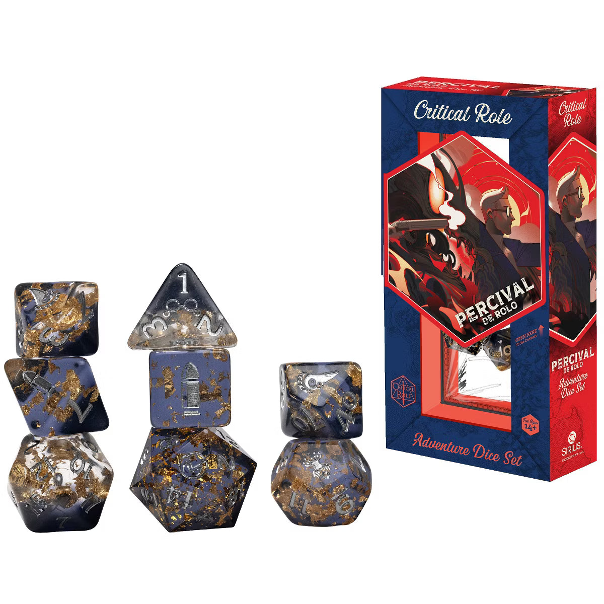 Critical Role Adventure Dice - Percival de Rolo