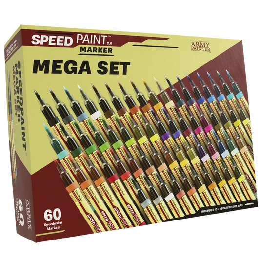 The Army Painter Speedpaint Marker Mega Set box of 60 markers