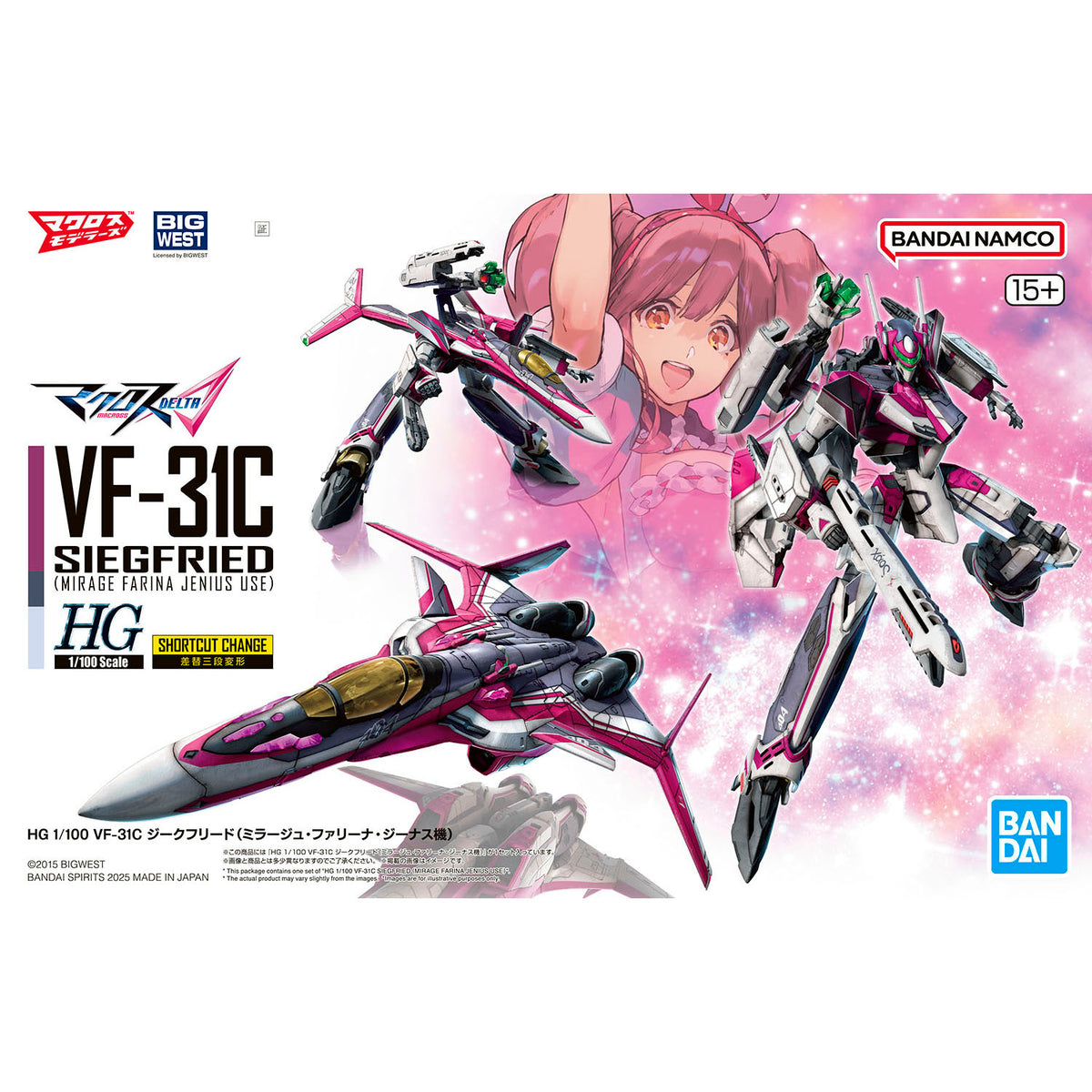 HG 1/100 VF-31C SIEGFRIED (MIRAGE FARINA JENIUS USE)