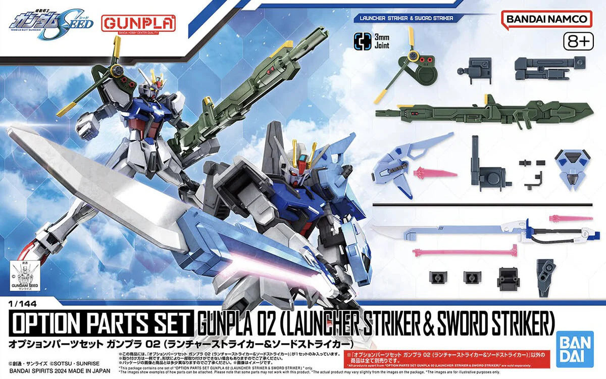 Option Parts Set Gunpla 02 - Launcher Striker & Sword Striker