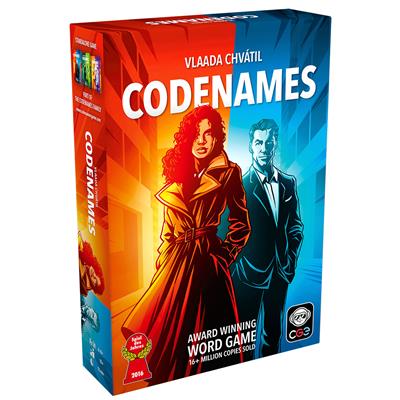 Codenames party word game box by Czech Games Edition