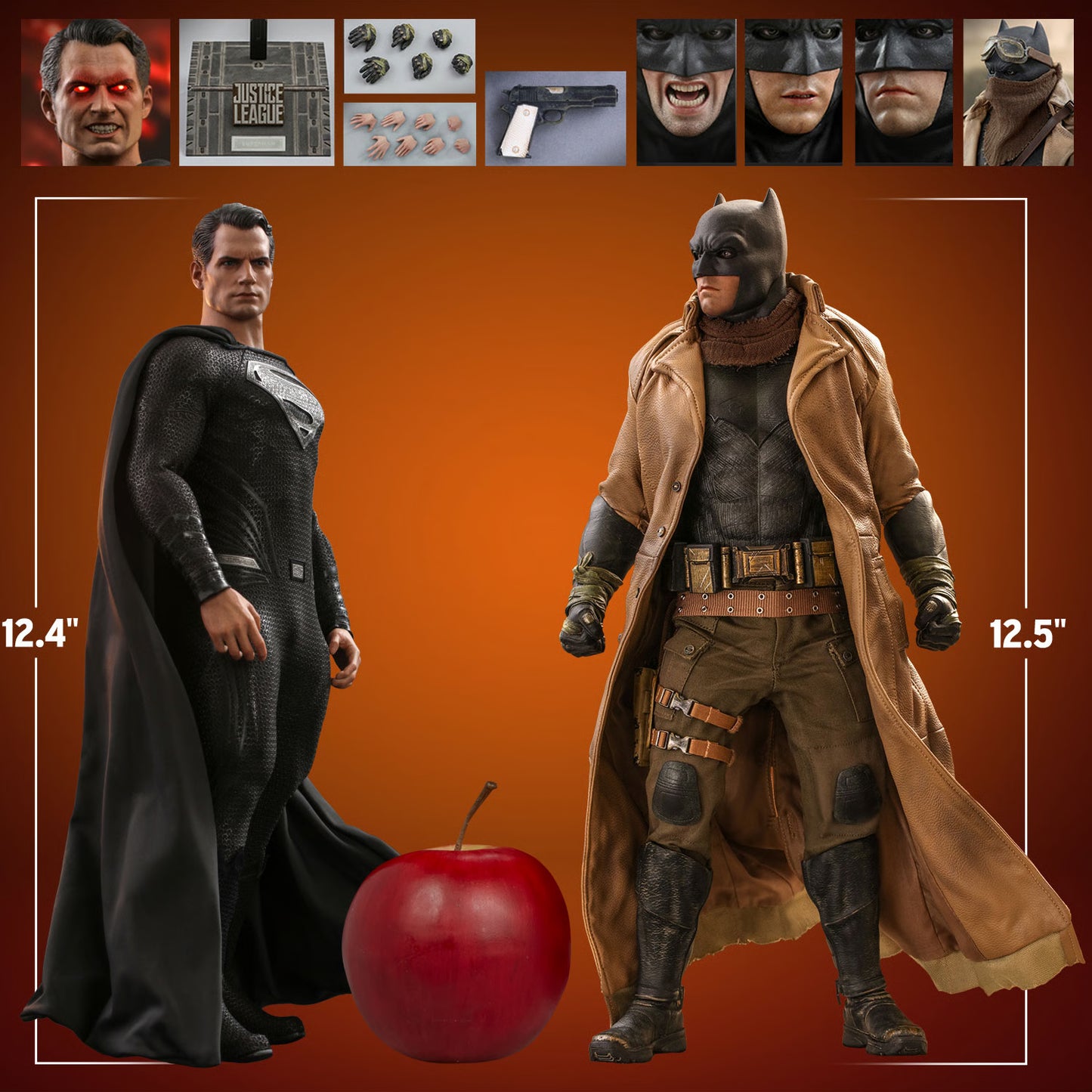 Knightmare Batman and Superman Sixth Scale Collectible Set - Zack Snyder's Justice League (Hot Toys)