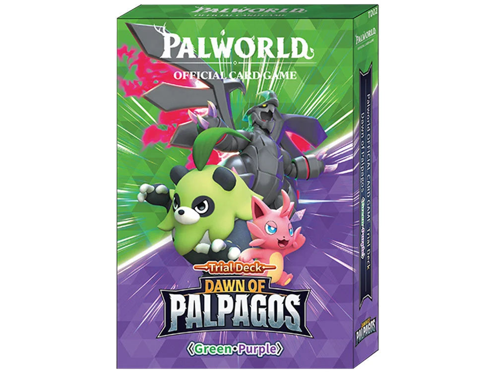 Palworld Official Card Game: Dawn of Palpagos - Green/Purple - Trial Deck