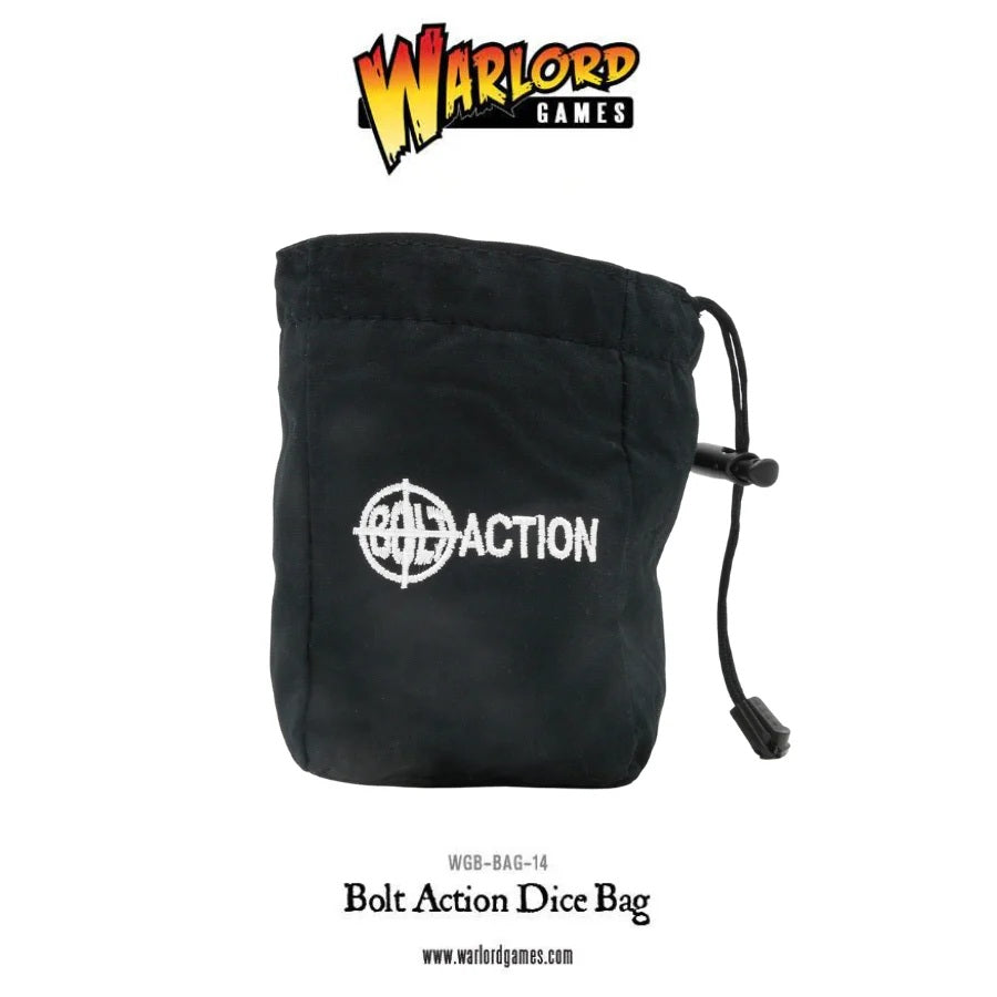 BOLT ACTION: DICE BAG (BLACK)
