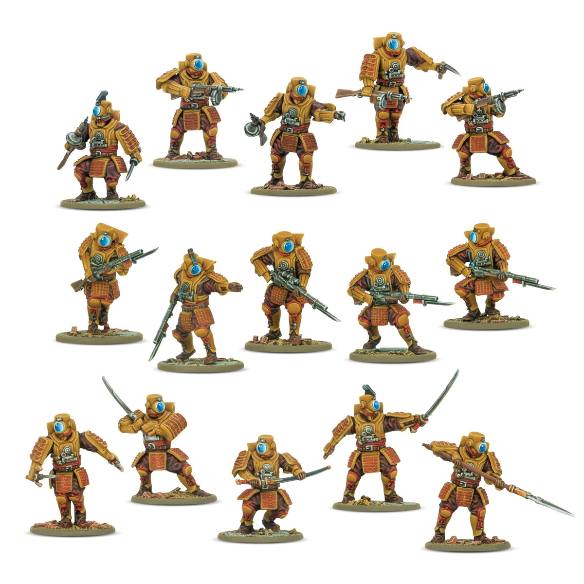 KONFLIKT 47: EMPIRE OF JAPAN - GHOST WARRIORS INFANTRY SQUAD (PLASTIC)