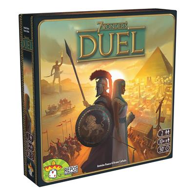 7 Wonders Duel two-player board game box by Repos Production