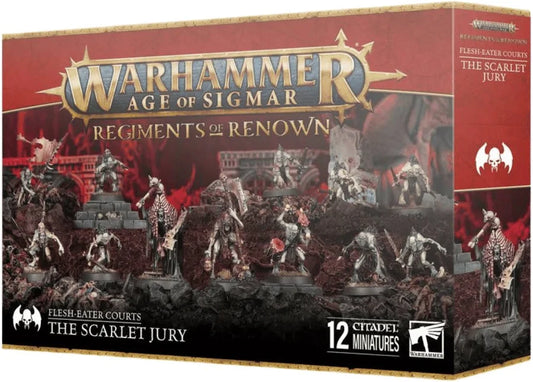 Warhammr Age of Sigmar: Regiments of Renown - Flesh-Eater Courts - The Scarlet Jury